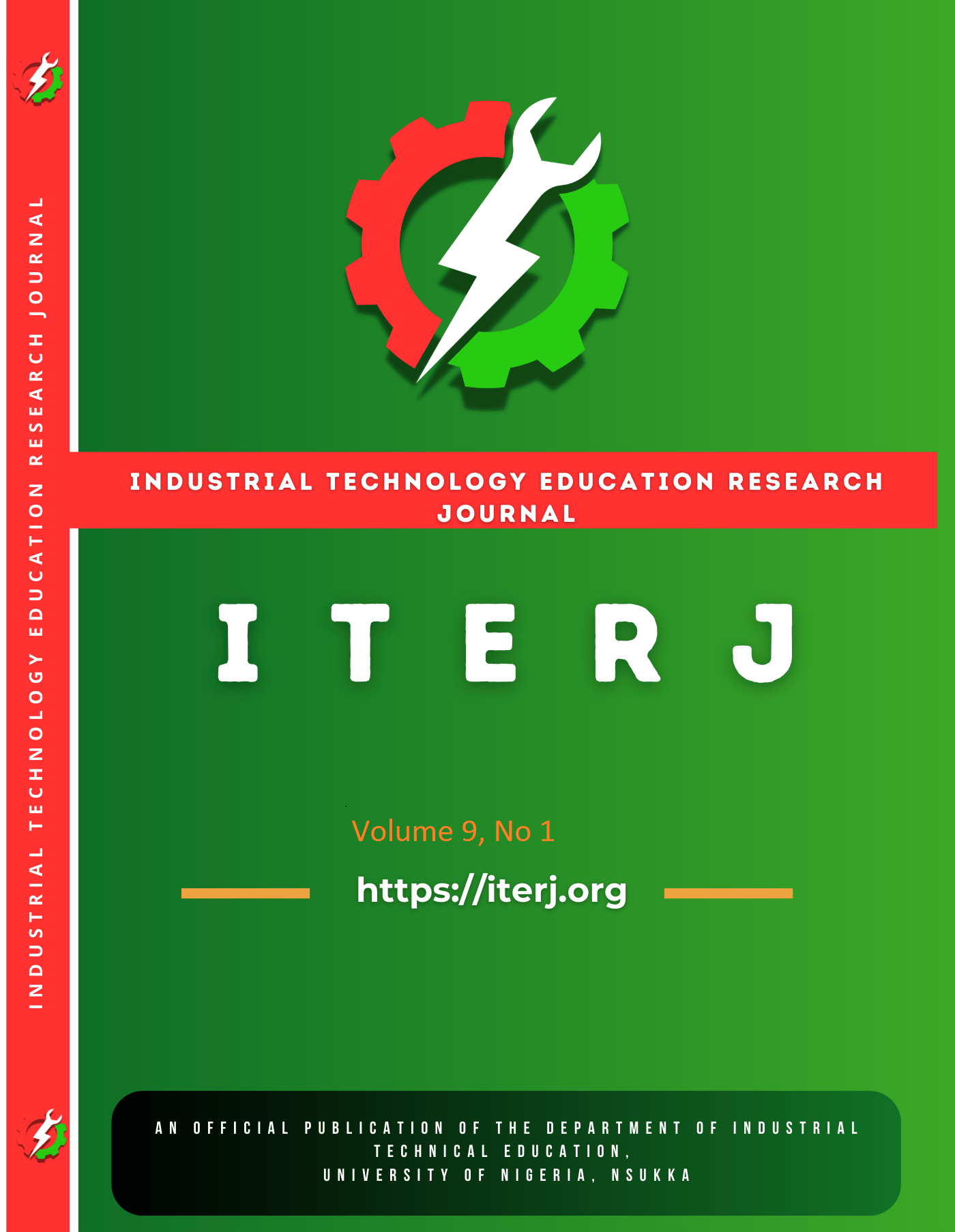 					View Vol. 9 No. 1 (2026): Industrial Technology Education Research Journal
				
